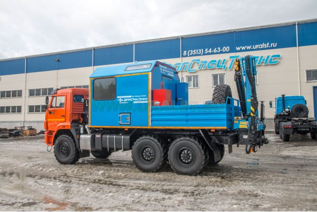 Автофургон АРОК с КМУ ИМ-95 УСТ 5453 Камаз 43118-50