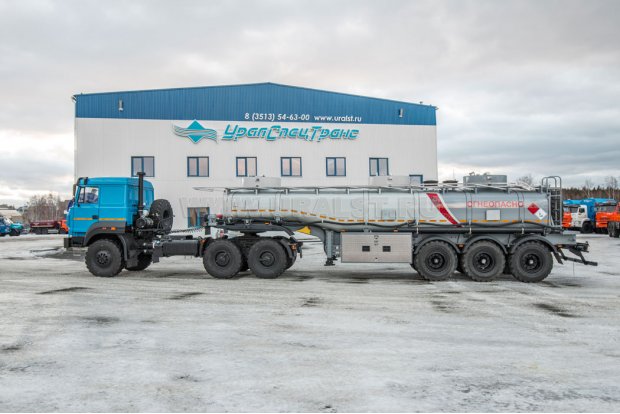 Полуприцеп цистерна ППЦ 26-32-3НУ BPW УСТ 9465 рамная, насос, УВТ, пневмоподвеска