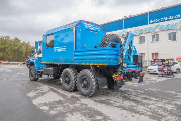 Автофургон АРОК с КМУ ИМ-20 УСТ 5453 4320-72Е5Г38 NEXT 