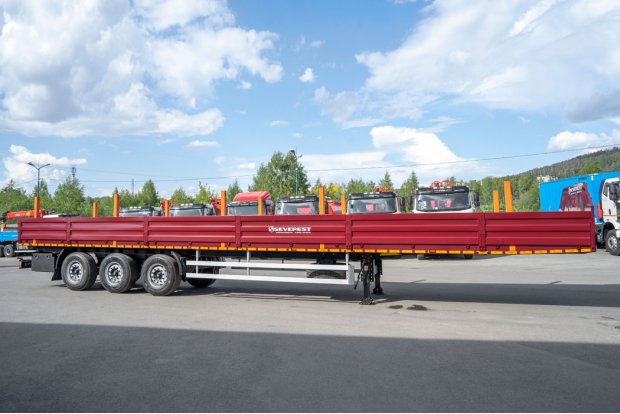 Полуприцеп бортовой ППБ 35Б-32Л-14К SEVEREST ССУ 1200, дисковые тормоза