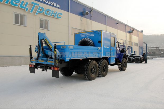 Урал Грузопассажирский автомобиль (ГПА) с КМУ ИМ-25