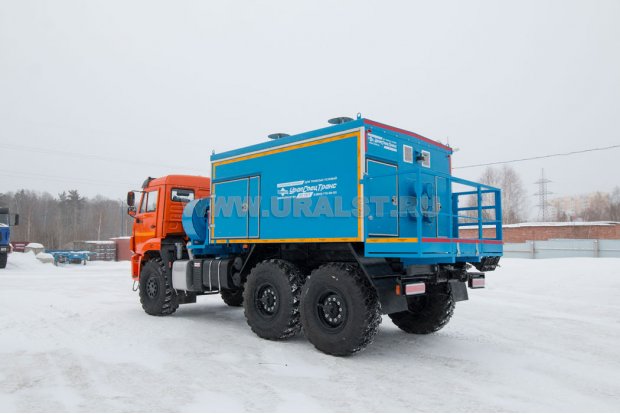 Универсальный мобильный подогреватель УМП-400 УСТ 54535 Камаз 43118-50 мех. привод 