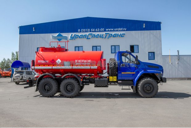 Автотопливозаправщик АТЗ-11Б УСТ 5453 Урал NEXT 4320-6951-72 без стяжных лент