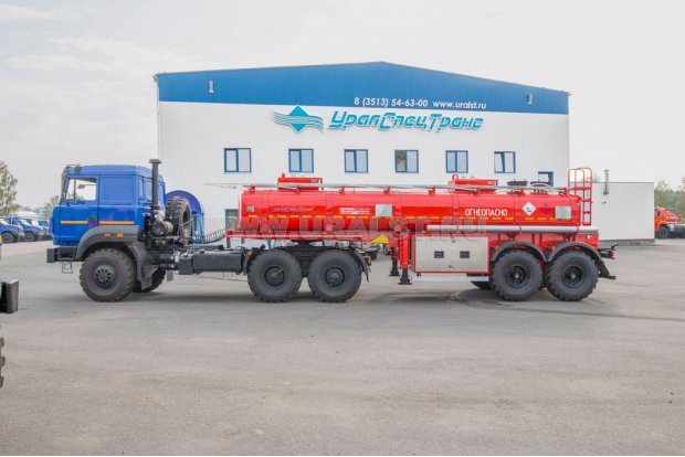 Полуприцеп цистерна ППЦ 15,5П-21-2Н УСТ 9465 прямая рама, насос