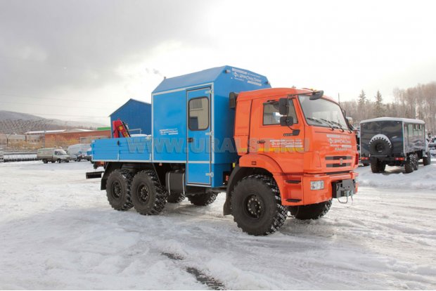 ТБМ УСТ-5453 с КМУ ИМ-20 на шасси Камаз 43118-46