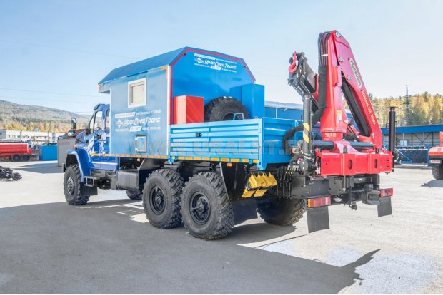 Передвижная мастерская ПАРМ с КМУ ИМ-150N 5453 Урал NEXT 4320-72Е5И06