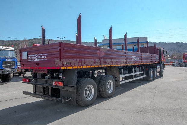 Полуприцеп-контейнеровоз ППК 50-24Д-12КБ + Тягач АМТ N.V. 632910 [шины 315-80R22.5]