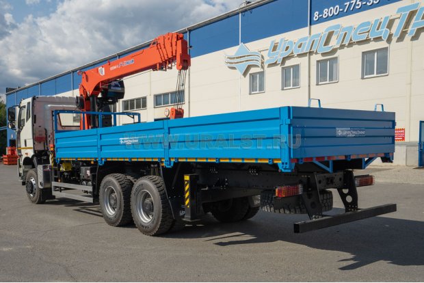 Бортовой автомобиль УСТ 5453 с КМУ KANGLIM KS-1256 FAW 3250