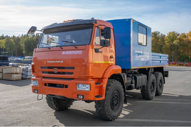 Автофургон ГПА 6+2 откр. УСТ 5453 Камаз 43118 базовый