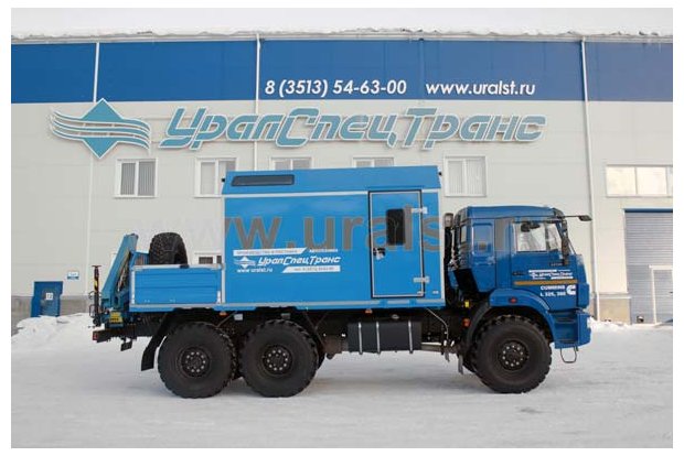 Автофургон Камаз с КМУ