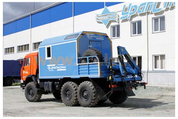 Мобильная ремонтная мастерская с КМУ