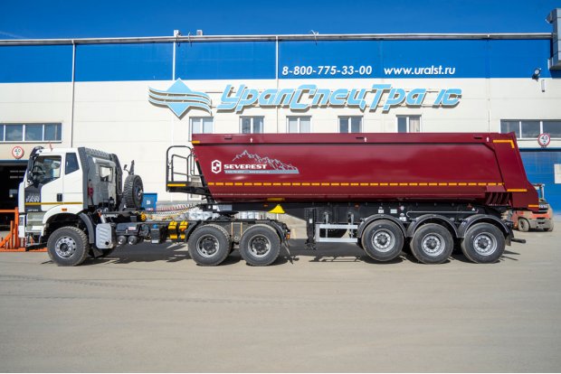 Полуприцеп самосвал ППС 34-32Л BPW SEVEREST высота ССУ 1300 мм оси 12 тн