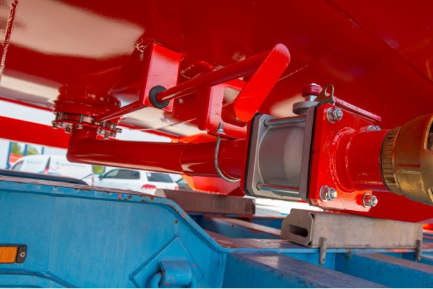 Кран шаровый, управление донным клапаном