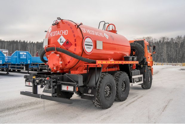 Автоцистерна вакуумная АКН-10 ВК Камаз 43118,ДОПОГ, УВЭОС