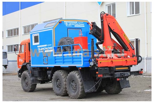 Автофургон с КМУ Palfinger PK-15500