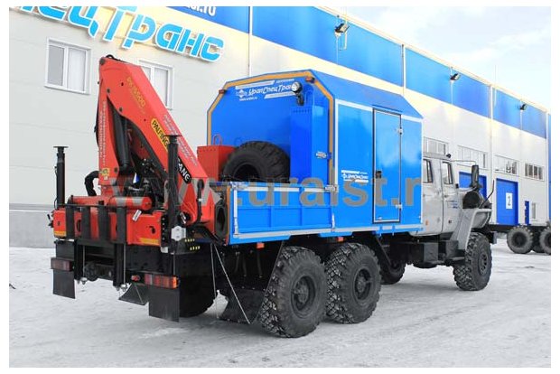 Автофургон с КМУ Palfinger PK-15500