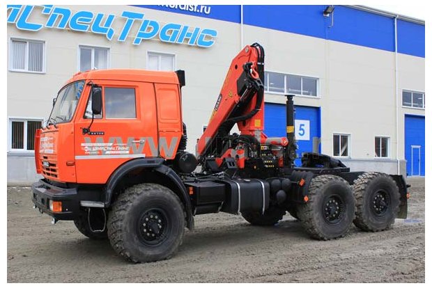 Седельный тягач Камаз с Palfinger РK-18500