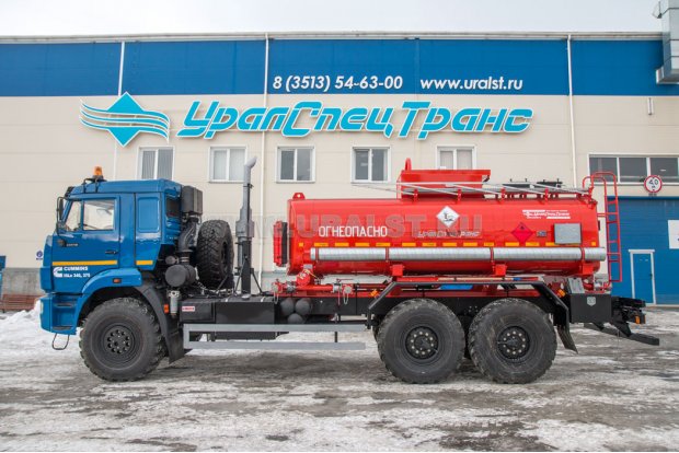 Автоцистерна АЦН-11 УСТ-5453 на шасси Камаз 43118-RF