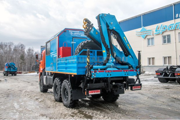 Автофургон АРОК с КМУ ИМ-95 УСТ 5453 Камаз 43118-50