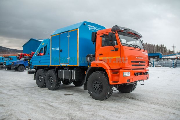 ПАРМ с КМУ ИМ-55 УСТ 5453 Камаз 43118-50 сп.м.