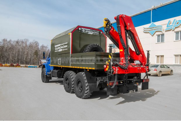 Передвижная мастерская ПАРМ с КМУ ИМ-95 УСТ 5453 Урал 4320-6952-72