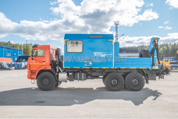 Автофургон АРОК с КМУ ИМ-95 УСТ 5453АВ-19 Камаз 43118-50
