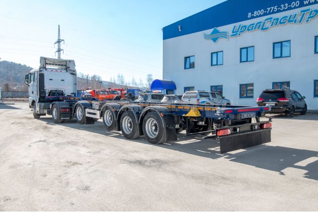 Седельный тягач SITRAK + Полуприцеп контейнеровоз ППК 40Б-42ЛЛ-12 SEVEREST