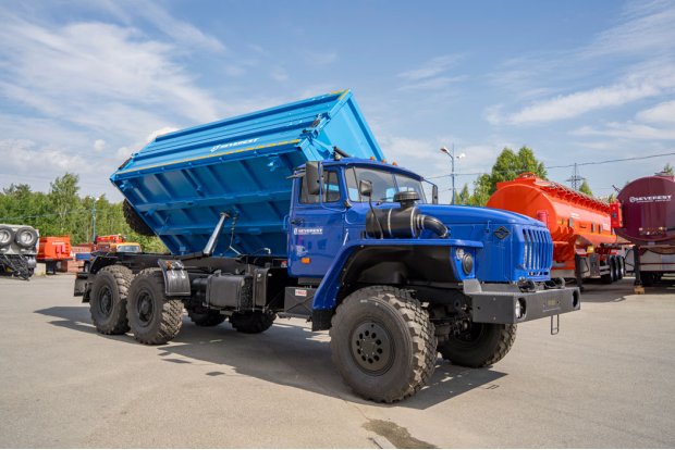 Самосвал АС 10-18 боковая УСТ 5453 Урал 4320-1951-60