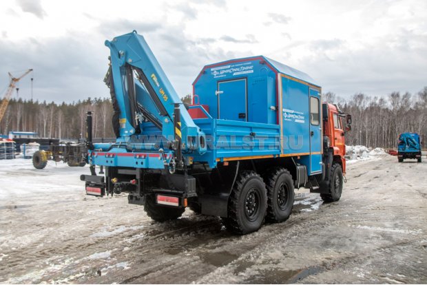 Автофургон АРОК с КМУ ИМ-95 УСТ 5453 Камаз 43118-50