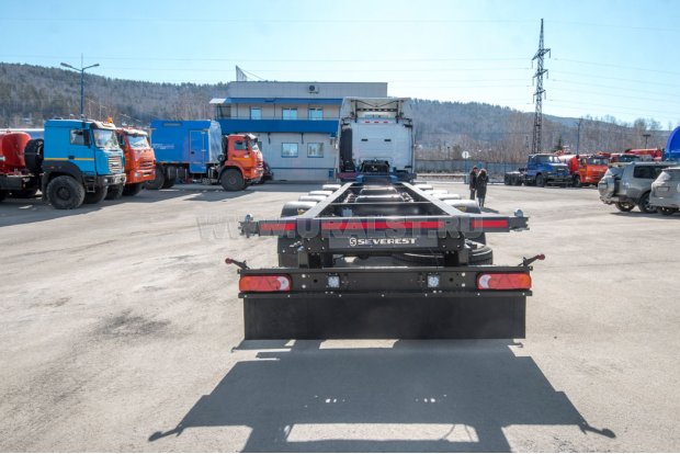 Седельный тягач SITRAK + Полуприцеп контейнеровоз ППК 40Б-42ЛЛ-12 SEVEREST