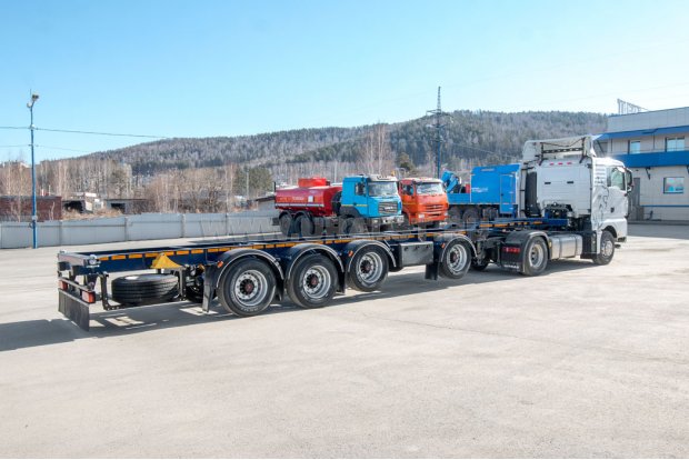 Седельный тягач SITRAK + Полуприцеп контейнеровоз ППК 40Б-42ЛЛ-12 SEVEREST