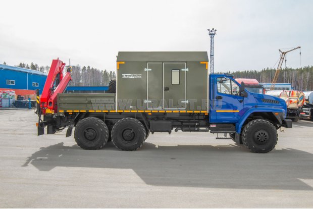 Передвижная мастерская ПАРМ с КМУ ИМ-95 УСТ 5453 Урал 4320-6952-72