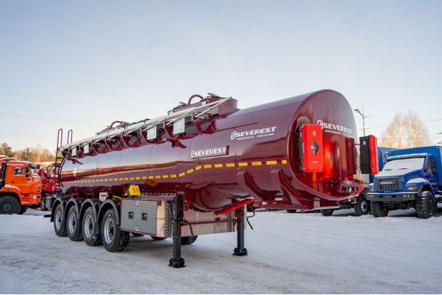 Полуприцеп-цистерна ППЦ 32К-42ЛЛ-4 SEVEREST высота ССУ 1150 мм
