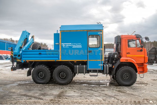 Автофургон АРОК с КМУ ИМ-95 УСТ 5453 Камаз 43118-50