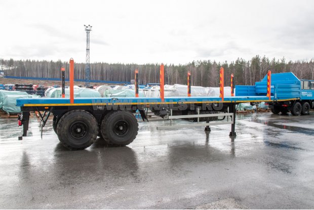 ППК 20-21-12КБ (BPW) со снятыми бортам