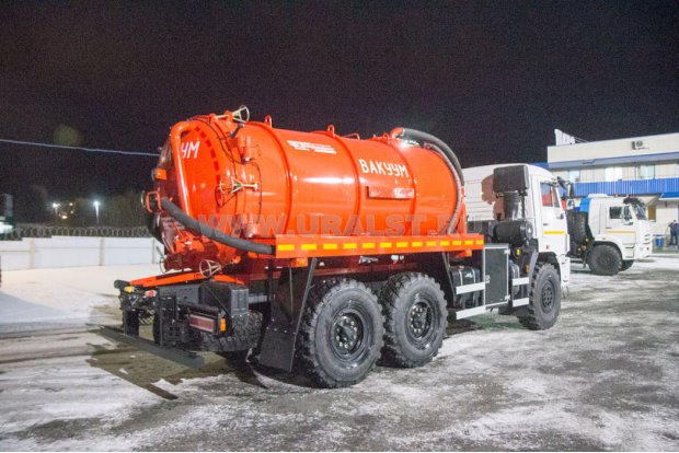 Вакуумная машина МВ-9+1-ОД PNR УСТ-5453 Камаз 43118-50