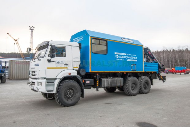 ПАРМ с КМУ HIAB 166В УСТ 5453 Камаз 43118-76RR