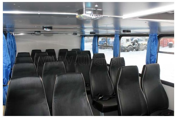 Салон вахтового автобуса Камаз