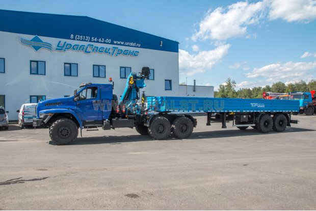 Тягач Урал NEXT с КМУ ИМ-150