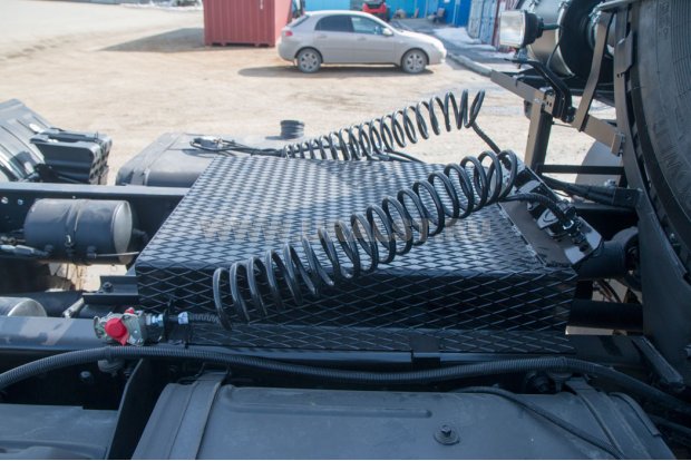 Пневмо и электро выводы