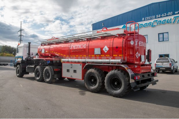 Полуприцепы цистерны для нефти ППЦН 20-21-2Н УСТ 9465 рамная, насос