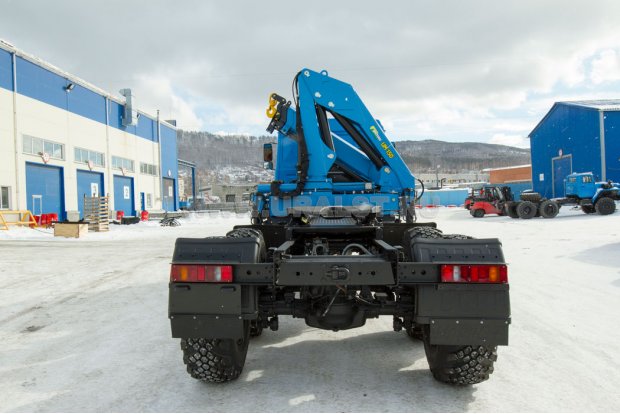 Седельный тягач с КМУ ИМ-150 УСТ 5453 Урал 4320-4971-82, сп.м