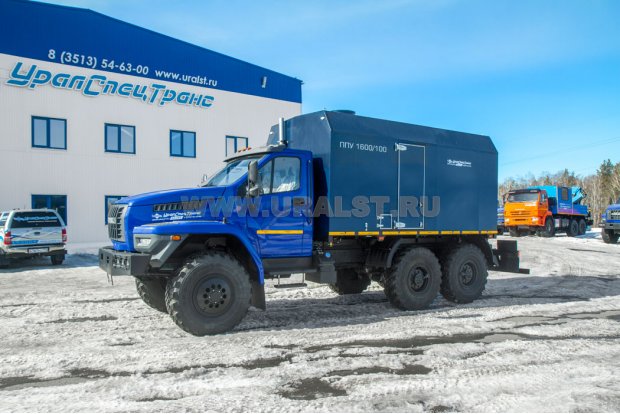 Передвижная парогенераторная установка ППУА 1600/100 Урал NEXT 5557-72Е5Г38