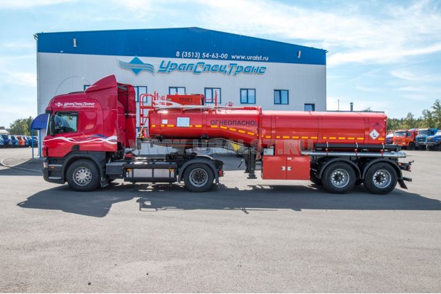 Полуприцеп цистерна ППЦ 20-21НР УСТ 9465 рамная, насос, рекуперация 