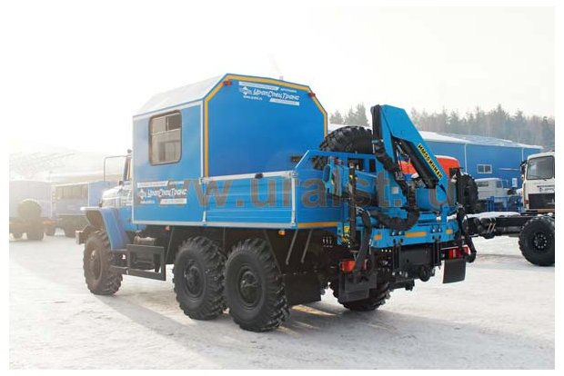 Урал ГПА с кран манипулятором