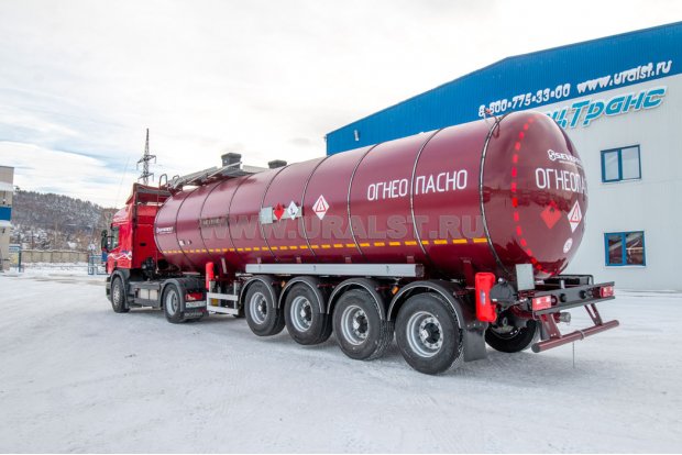 Полуприцеп цистерна ППЦБ 30ТК-42ЛЛ SAF SEVEREST высота ССУ 1150 мм