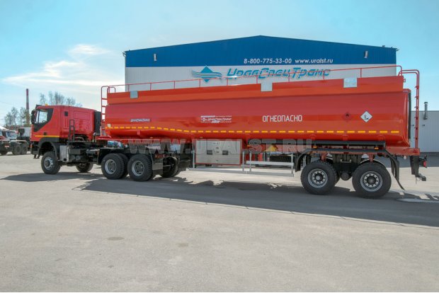 Тягач АМТ N.V. 632910 [шины 315-80R22.5] + Полуприцеп цистерна ППЦ 40-24Д-3  