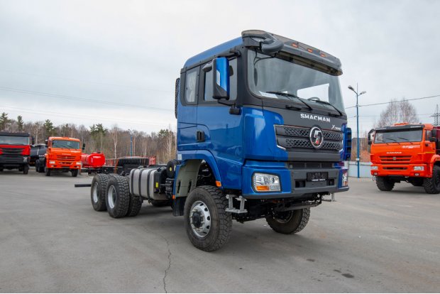 Шасси SHACMAN SX32586V385 6х6, база 3775мм