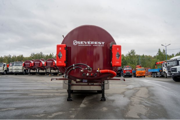 Полуприцеп-цистерна ППЦ 32К-42ЛЛ-4НР SEVEREST высота ССУ 1150 мм, рекуперация, насос, дисковые тормоза