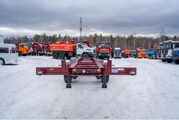 Полуприцеп контейнеровоз ППК 40Б-42ЛЛ-12 СЕВЕРЕСТ, ССУ 1100 мм